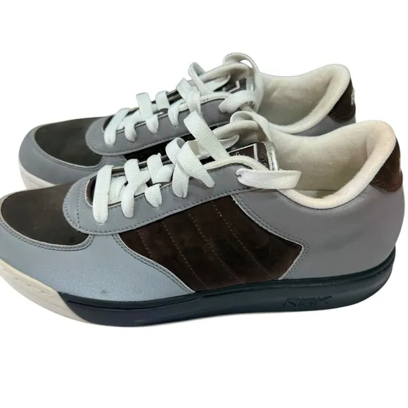 Reebok S. Carter Collection RBK Low Top Sneakers Gray Brown Sz 9.5 Men Rare Y2K