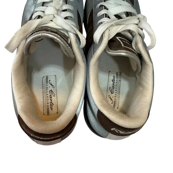 Reebok S. Carter Collection RBK Low Top Sneakers Gray Brown Sz 9.5 Men Rare Y2K