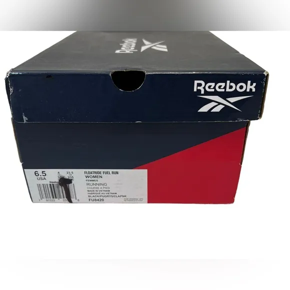 Reebok Sneakers Floatride Fuel Run Shoe In Black/Pink Women’s Size 6.5
