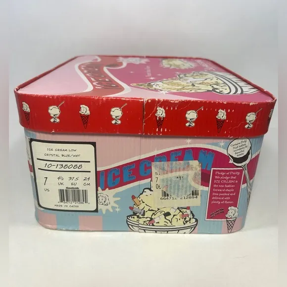 Reebok x Billionaire Boys Club Ice Cream Low ‘Lipstick’ Shoes Size: 7.5 W