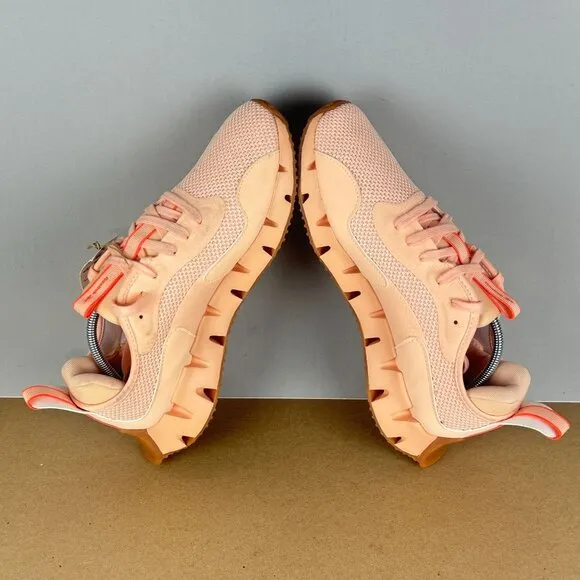 Reebok Zig Dynamica Athletic Running Shoes Womens 9.5 Aura Orange Low Top