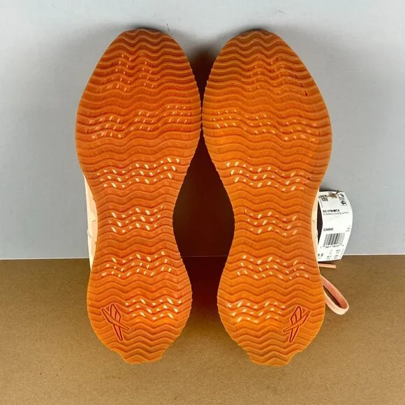 Reebok Zig Dynamica Athletic Running Shoes Womens 9.5 Aura Orange Low Top