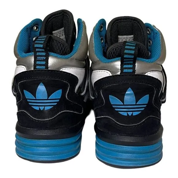 RH Instinct Adidas 6.5 M / 8.5 W Blue White Black High Top Mens Basketball Shoes