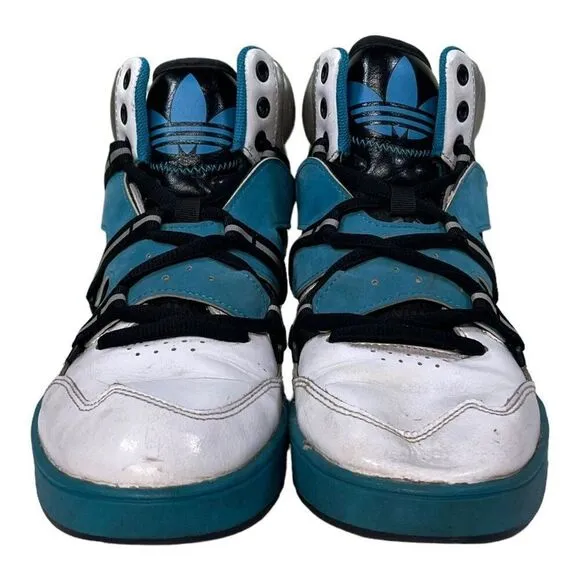 RH Instinct Adidas 6.5 M / 8.5 W Blue White Black High Top Mens Basketball Shoes