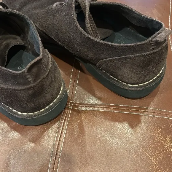 Rockport Ediprene Suede leather brown shoes by Adidas Size 11.5 Comfort Tech