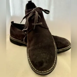 Rockport Ediprene Suede leather brown shoes by Adidas Size 11.5 Comfort Tech