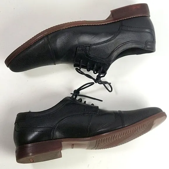Rockport Leather truTECH Style Purpose Cap Toe Blucher Lace-up Oxford Sh…