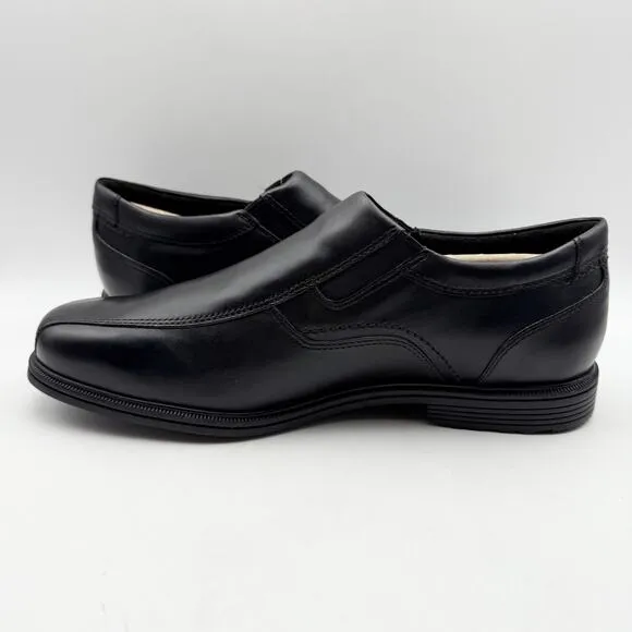 Rockport Mens Taylor Slip-On Loafers US 10.5 XWIDE Black Leather Waterproof NIB