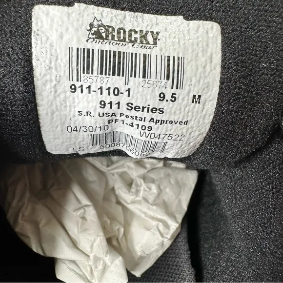 Rocky 911 Athletic Oxford Public Service Shoes. Size 9.5 M