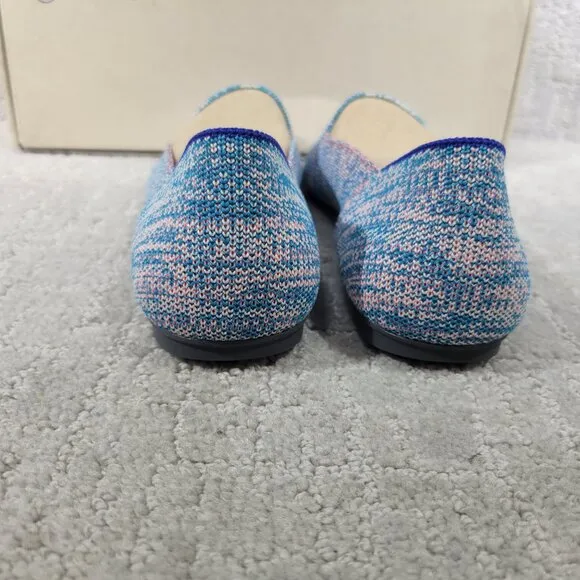 Rothy's The Loafer Turquoise Melange Slip On Shoes Womens Size US 11, 11.5