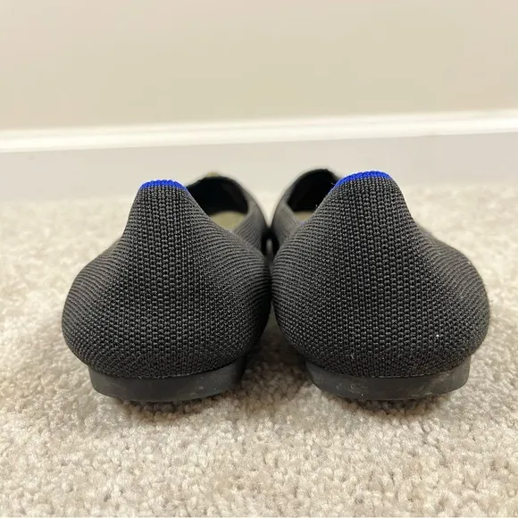 Rothys The Point Ballet Flats Womens Size 12 Shoes Black Licorice Comfort