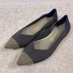 Rothys The Point Ballet Flats Womens Size 12 Shoes Black Licorice Comfort
