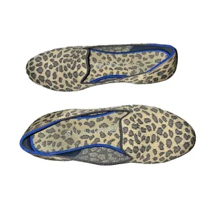 Rothy’s Women’s The Loafer Leopard Tan/Grey Slip On Casual Knit Shoes Size 7