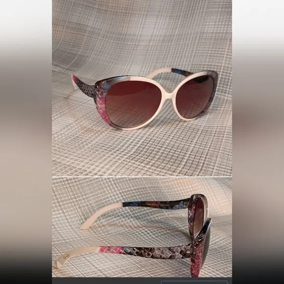 Ruffle Up And Rise Bundle- Sunglasses, Sweater, Jeans, Wallet, Shoe Choice