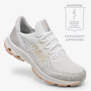 Ryka Devotion X Walking Sneaker In Feminine White