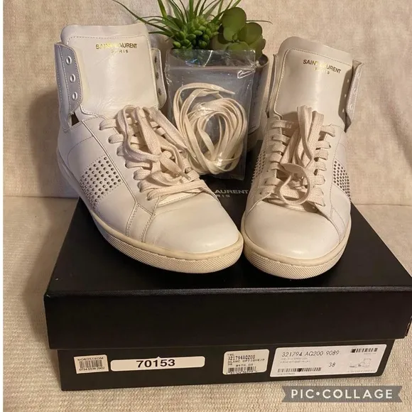 Saint Laurent High-Top Sneaker Shoes
