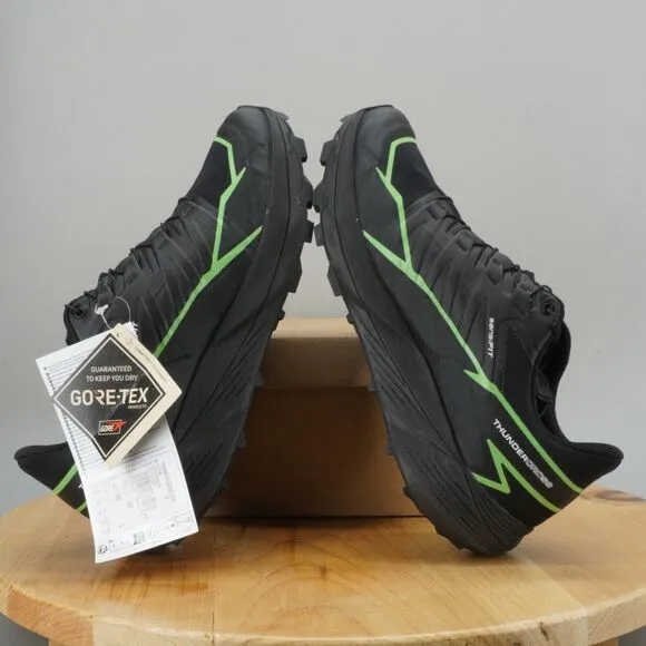 Salomon Thundercross GTX Mens Size 8.5 Shoes Black Green Gore Tex Waterproof NEW