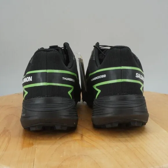 Salomon Thundercross GTX Mens Size 8.5 Shoes Black Green Gore Tex Waterproof NEW