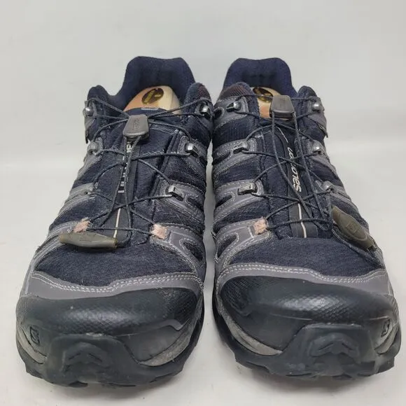 Salomon X Ultra 2 Low GTX Hiking Shoes 379823 Gray Black VG Size 11.5 Gore-Tex