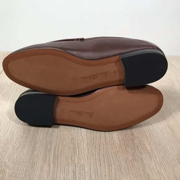 Sam Edelman Women’s  7.5 Loraine Bit Terazzo Brown Elegant Leather Loafers NWT