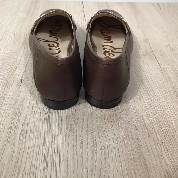 Sam Edelman Women’s  7.5 Loraine Bit Terazzo Brown Elegant Leather Loafers NWT