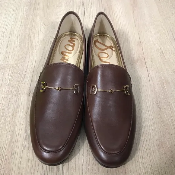 Sam Edelman Women’s  7.5 Loraine Bit Terazzo Brown Elegant Leather Loafers NWT