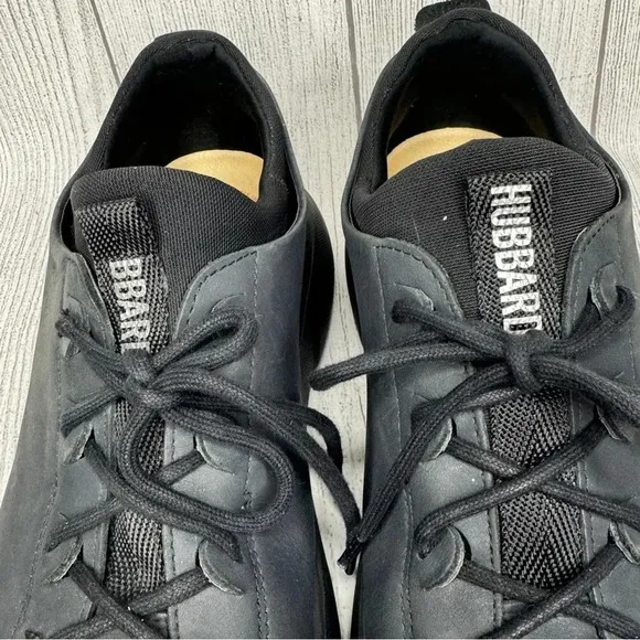 Samuel Hubbard Flight Sneaker Low-Top Black Leather Shoes Men’s Size 9.5