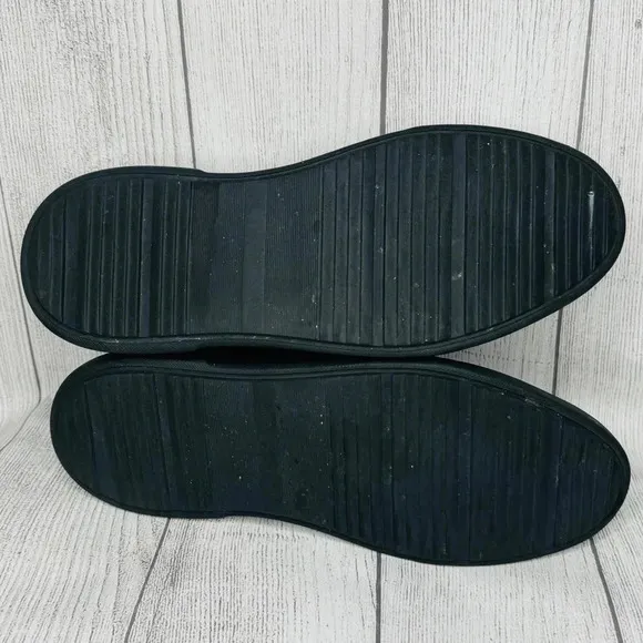 Samuel Hubbard Flight Sneaker Low-Top Black Leather Shoes Men’s Size 9.5