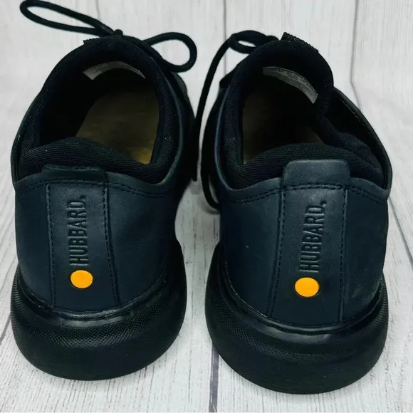 Samuel Hubbard Flight Sneaker Low-Top Black Leather Shoes Men’s Size 9.5