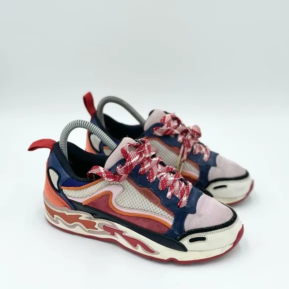 SANDRO Paris Flame H-17 trainers low top sneakers running shoes Size 5