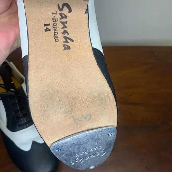 Sansha T-Bogango TAP Shoes Leather Womens Size 14
