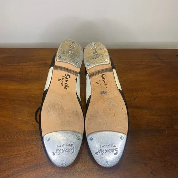 Sansha T-Bogango TAP Shoes Leather Womens Size 14
