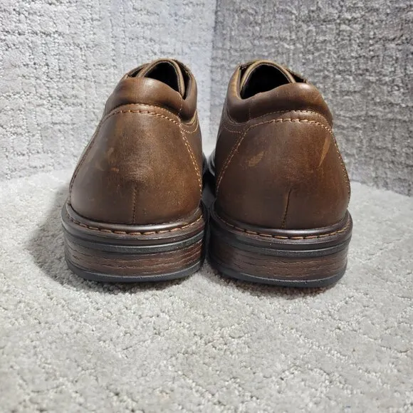 SAS Aden Men's Size 11.5 WW US Brown Leather Comfort Oxford Shoes Made in USA