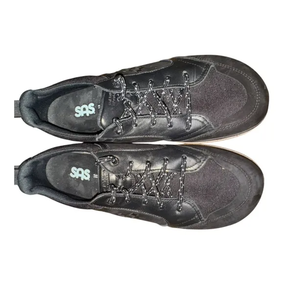 SAS Boulder Lace Up Sneaker, Black Ash, ‎ Size 9 1/2 N