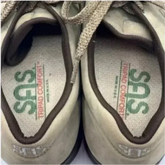 SAS Free Time Suede Leather Comfort Walking Shoes Size 6.5