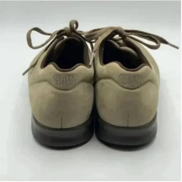 SAS Free Time Suede Leather Comfort Walking Shoes Size 6.5