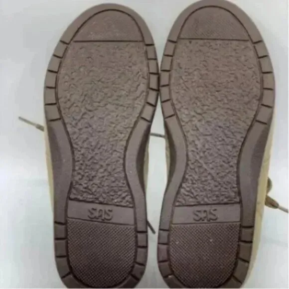 SAS Free Time Suede Leather Comfort Walking Shoes Size 6.5