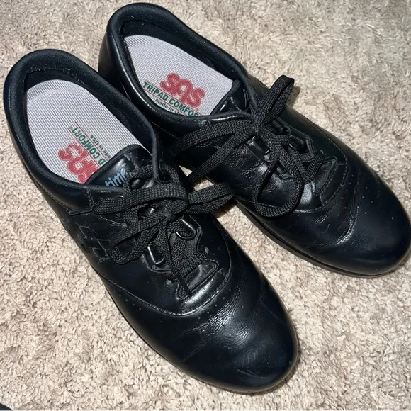 SAS Free Time Walking Shoe Women’s Black Size 9 1/2 Narrow