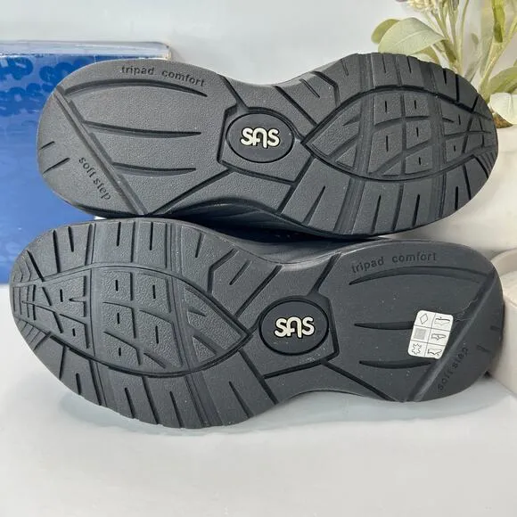 SAS Journey Lux Hazel Tripad Comfort Leather Shoes Soft Step Black Men's 7WW