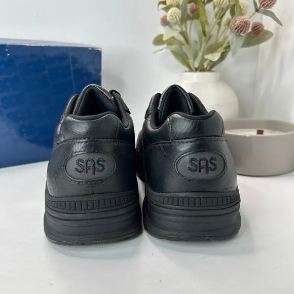 SAS Journey Lux Hazel Tripad Comfort Leather Shoes Soft Step Black Men's 7WW
