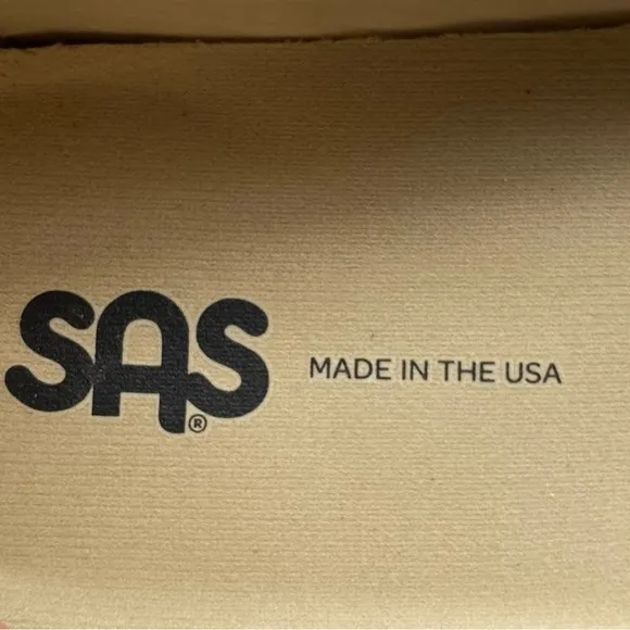 SAS Womens Shoes Scenic Ballet Flats Sz 7.5 Medium Multisnake Taupe Leather Chic