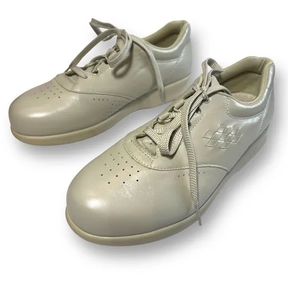SAS Womens Size 8 WW Double Wide Shoes Free Time Bone Leather Free Ship New
