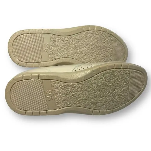 SAS Womens Size 8 WW Double Wide Shoes Free Time Bone Leather Free Ship New