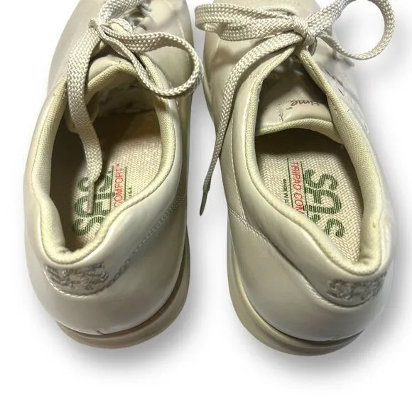 SAS Womens Size 8 WW Double Wide Shoes Free Time Bone Leather Free Ship New