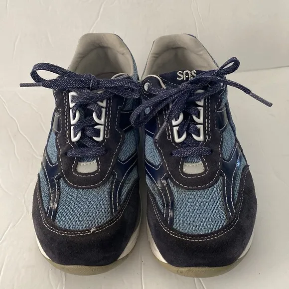 SAS Women's Tour Mesh LT Blue Walking Shoes