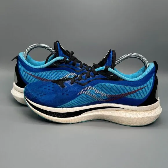 Saucony Endorphin Speed 2 Men 7.5 Blue Athletic Running Sneakers Lace-Up Low Top