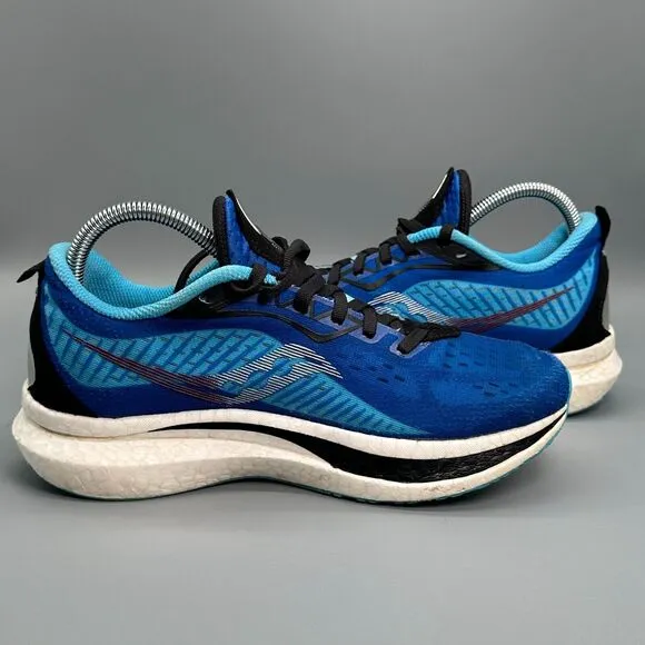 Saucony Endorphin Speed 2 Men 7.5 Blue Athletic Running Sneakers Lace-Up Low Top