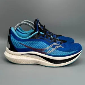 Saucony Endorphin Speed 2 Men 7.5 Blue Athletic Running Sneakers Lace-Up Low Top