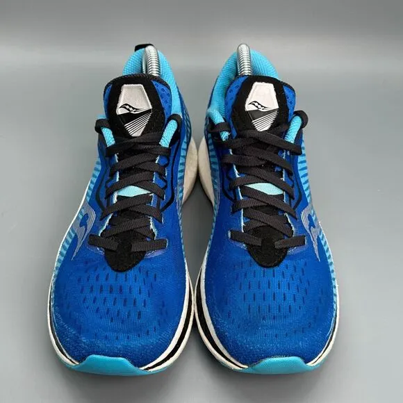 Saucony Endorphin Speed 2 Men 7.5 Blue Athletic Running Sneakers Lace-Up Low Top
