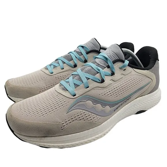 Saucony Freedom 4 Mens 11 Gray Running Athletic Shoes Sneakers - S20617-35